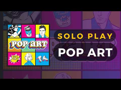 Pop Art Board Game - Solo Playthrough | DaniCha