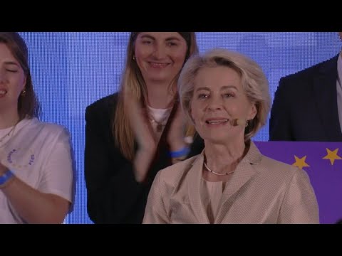 'We have won the European elections', says von der Leyen in Brussels | AFP