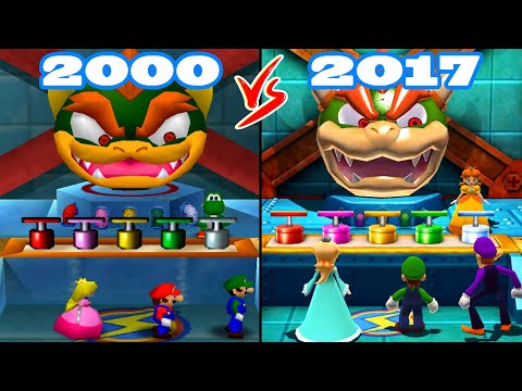 Mario Party The Top 100 Vs Mario Party 2 - All Minigames Comparison Mario Vs His Friends