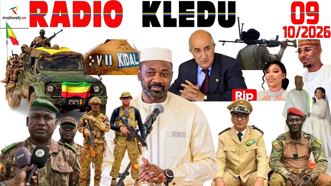 La Revue de Presse de la RADIO KLEDU du 09 Octobre 2026
