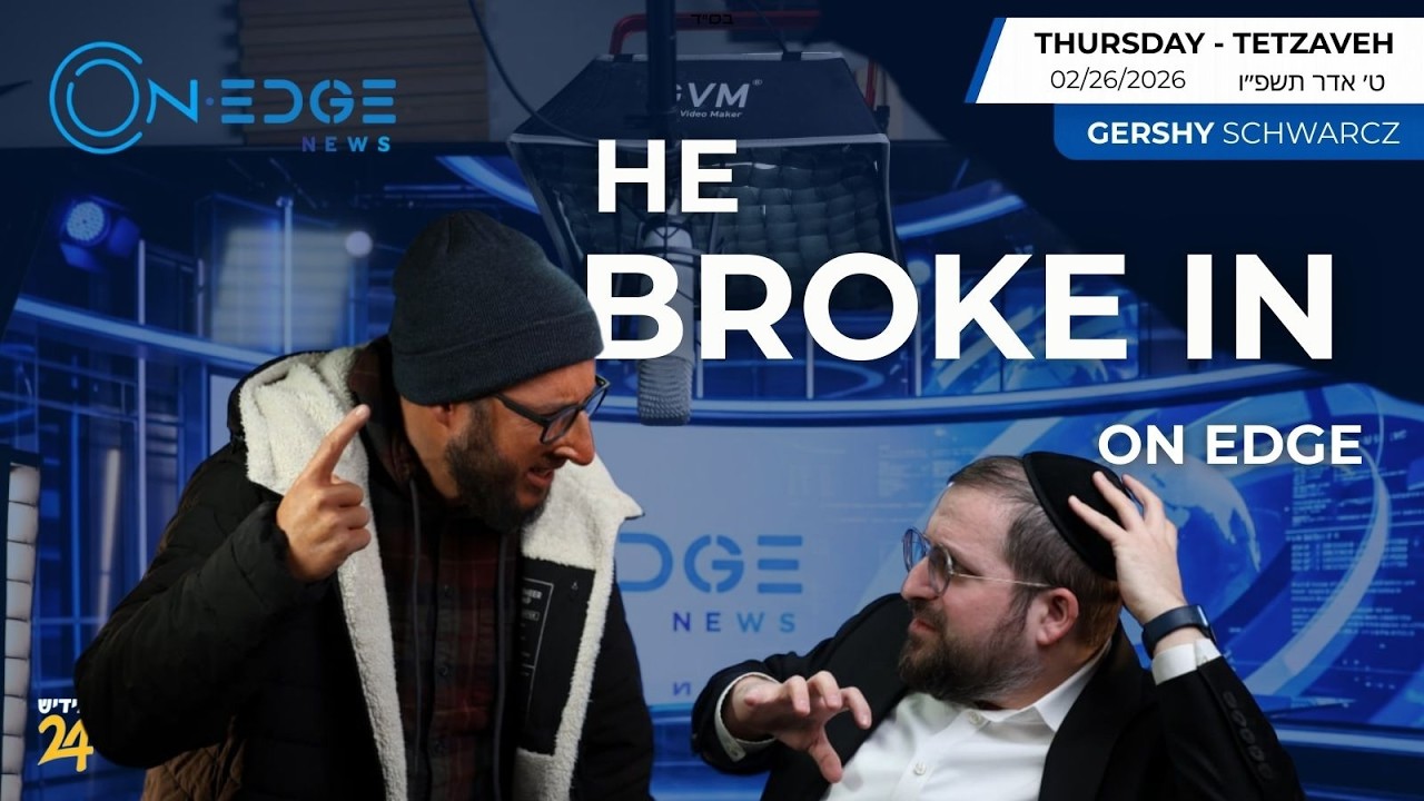 He Broke In To Our Studio