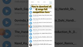 Download lagu How to download DJ songs in telegram channel.marathi, Telugu, Hind, kannada, track trance, Banjara mp3