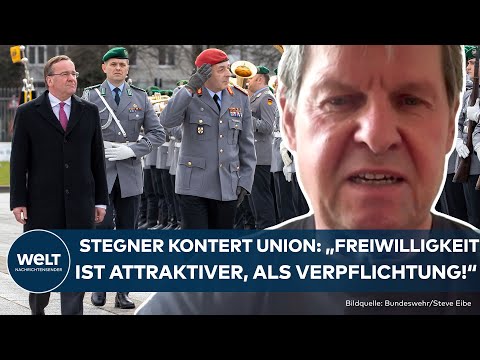 Video Thumbnail: WEHRDIENST: SPD-Politiker Stegner setzt auf Freiwilligkeit und warnt vor Pflichtforderungen!