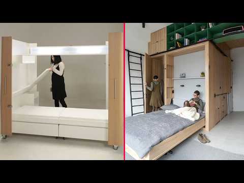 Fantastic Hidden Furniture & Small Apartment Designs Space Saving & Smart Living Ideas