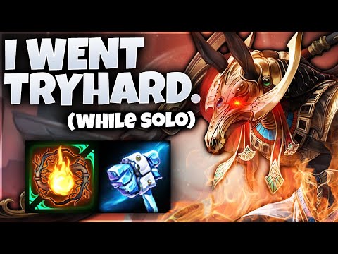 THEY BANNED MY GOD REQUEST SO I WENT TRYHARD! - Ranked Joust - Smite
