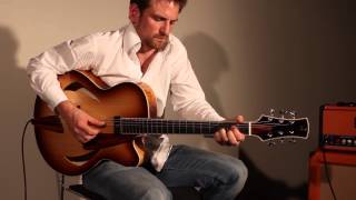 Pierre Bertrand - Archtop - Guitares au Beffroi 2014 par Brice Delage