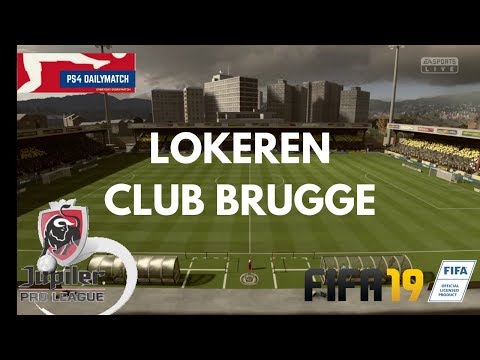 Lokeren vs Club Brugge | 27.12.2018 | Jupiler League Belgium | Ps4 Dailymatch | Fifa 19