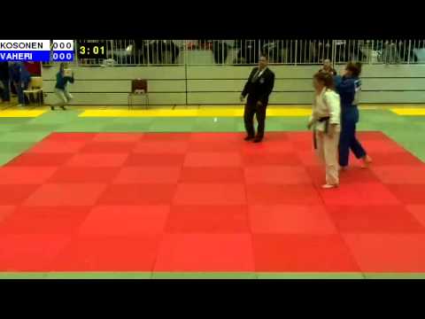 Judo U18 SM 2014: T18-63: KOSONEN - VAHERI