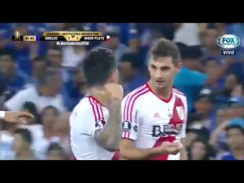 Gol de Moreira - Emelec 1 - 2 River - Copa Libertadores 2017 - Fecha 3