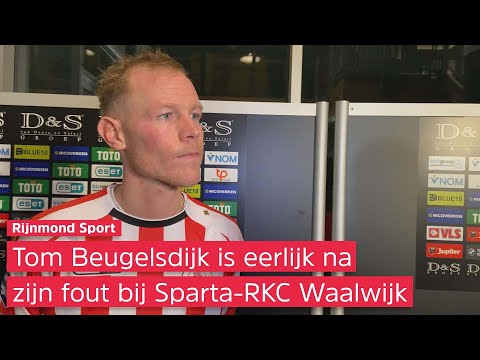 Tom Beugelsdijk gaat diep door het stof na fout bij Sparta-RKC: 'Ik heb er geen verklaring voor'