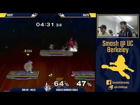 Berkeley Biweekly Battles #6 - Melee Singles Winners Finals: Ralph vs Rocky