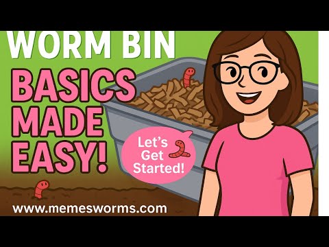 Worm Bin Setup for Beginners | What to Feed, When to Feed & Best Bedding Tips