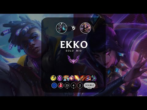 Ekko Mid vs LeBlanc - EUW Master Patch 13.5