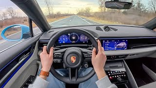 [Winding Road] 2025 Porsche Macan 4S Electric - POV Test Drive (Binaural Audio)