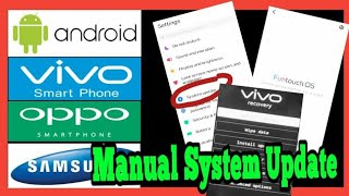 How to Manual System Update on Android | Vivo System Update 2021