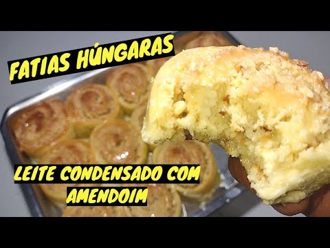FATIAS HÚNGARAS DE COCO, AMENDOIM E LEITE CONDENSADO   MUITO FOFINHA E FÁCIL DE FAZER