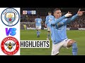 Manchester City vs Brentford (3-1) | All Goals & EXTENDED Highlights | Phil Foden Hattrick