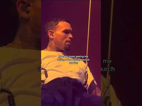 Chris Brown pissed off and singing at the same time is just funny😭 #chrisbrown #privilegernb
