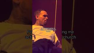 Chris Brown pissed off and singing at the same time is just funny😭 #chrisbrown #privilegernb