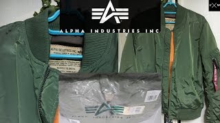 ALPHA INDUSTRIES - MA1 Flight Jacket Review - Slim Fit - Sage Green