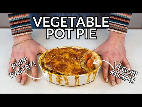 Roasted Root Vegetable Pot Pie With Puff Pastry