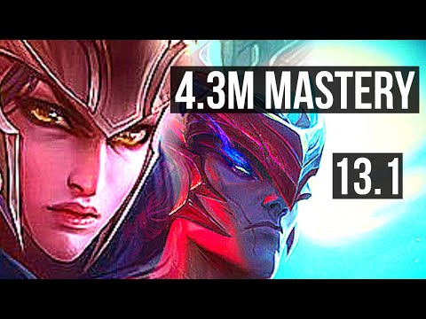 QUINN vs YONE (TOP) | 4.3M mastery, Rank 4 Quinn, 7 solo kills, 700+ games | EUW Challenger | 13.1