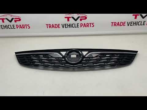 Fits Vauxhall Astra K Facelift 2019-2021 Front Bumper Main Center Grille Black With Chrome Trim video