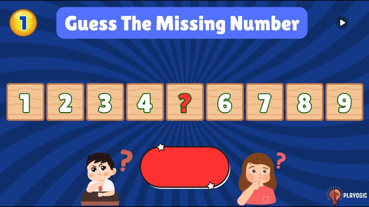 Math Quiz for Children - Guess the missing number