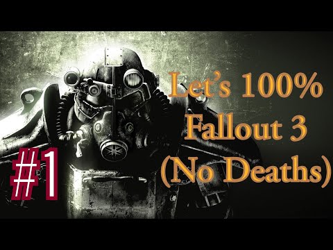 #1 - Fallout 3: 100% No Deaths Playthrough (Very Hard Difficulty) - Escaping Vault 101
