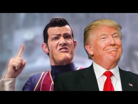 We Are Number One but it's bing-bonged by Donald Trump 