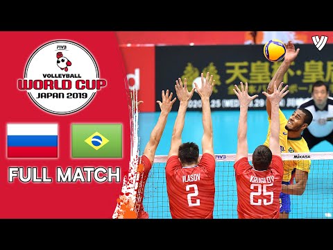 Russia 🆚 Brazil - Full Match | Men’s Volleyball World Cup 2019