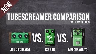 Video thumbnail for Tube Screamer VST Comparison (Line6 Podfarm vs. TSE 808 vs. Mercuriall Tubes Creamer)(Free Download) by Myke Ross
