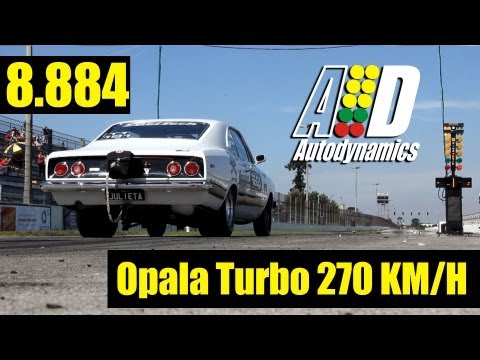 [Autodynamics Revista Dragstrip} Opala Turbo Celso Camargo 8.884@270kmh
