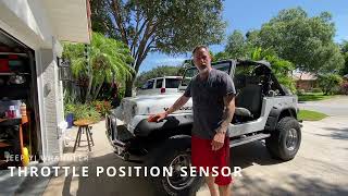 Throttle Position Sensor TPS Jeep Wrangler YJ