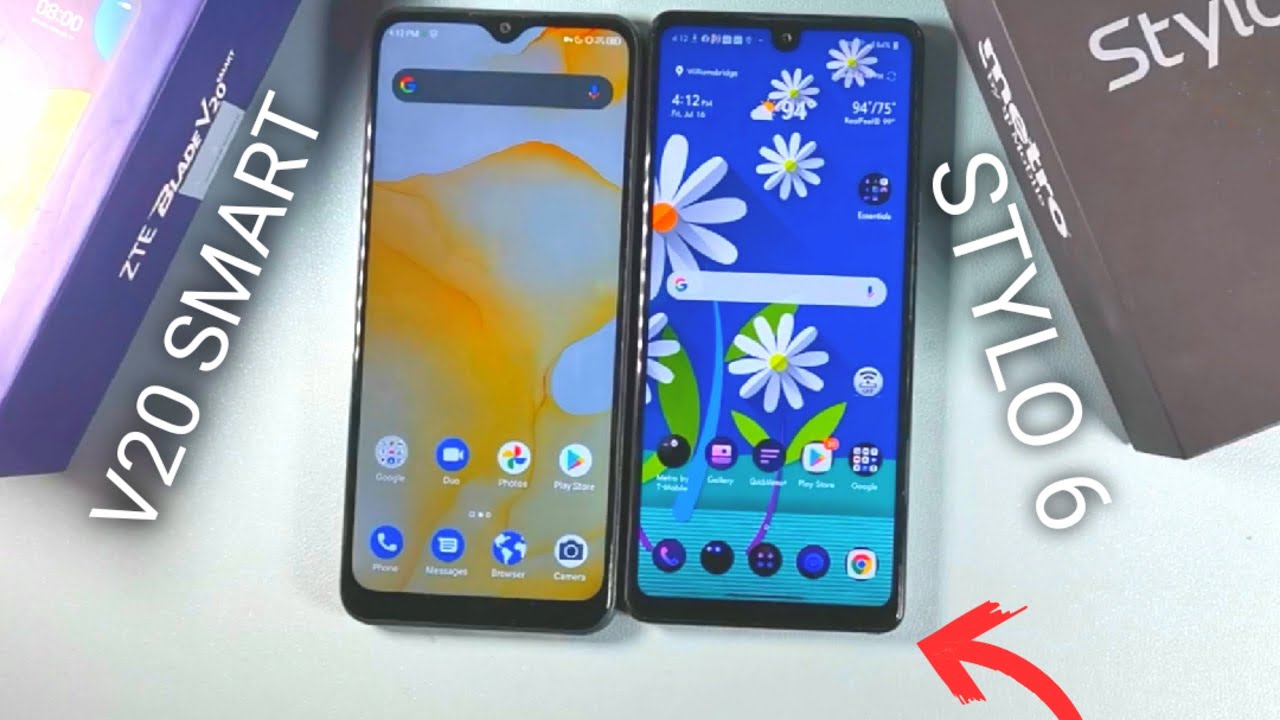 Lg Stylo 6-vs-ZTE Blade V20 Smart-Detailed Comparison Review!