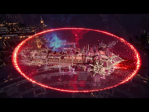 World Eaters vs Imperial Navy - Skalgrim Mod - Massive Battle - Battlefleet Gothic Armada 2