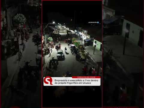 Empresário é vítima de homic1dio dentro do próprio frigorífico em Uruoca #ceará. Imagens e detalhes: