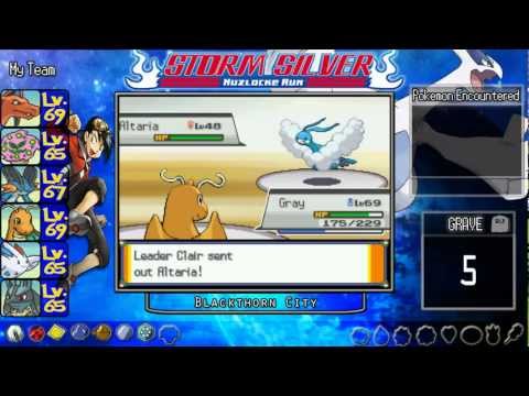 ★ Pokemon Storm Silver Nuzlocke Run ★Part 35-Vs Clair,the Blackthorn Gym Leader