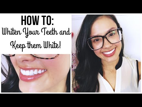 How I Whiten My Teeth and Keep Them White! 치아 미백 기술 Video