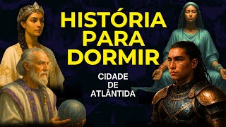 História Chata para Dormir - A Cidade Perdida de Atlântida | A Civilização Esquecida Ao Som de Chuva