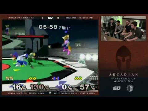 NorCal Arcadian 2016: Ahmad + Rocky vs DRGN + Dr. Grin - Doubles - Winner Semis