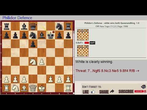 NEW TRAPS in the Chess Opening || C41: Philidor Defence