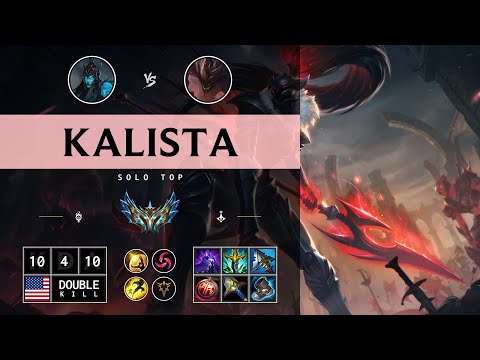 Kalista Top vs Malphite - NA Challenger Patch 14.13