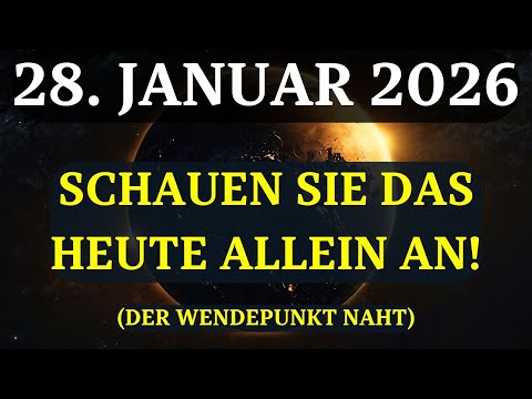 ES IST GESCHEHEN: Das Universum traf eine WICHTIGE ENTSCHEIDUNG über SIE (allein ansehen)