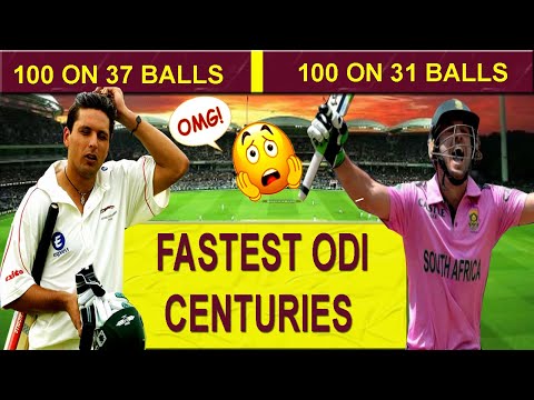 Top 10 fastest centuries in cricket history - Fastest World Record 100 in international ODI Cricket