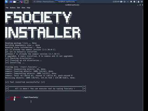 fsociety Hacking Tools Pack | a Mr. Robot Penetration Testing Framework{2021}
