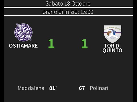 Ostiamare - Tor di Quinto (1-1) U16 Elite 25/26