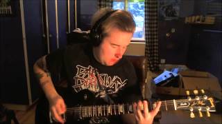 Bleeding through - On wings of lead Guitar cover With solo (HD)