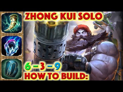 SMITE: HOW TO BUILD ZHONG KUI - Zhong Kui Solo Build + Gameplay (Smite Season 7 Conquest)