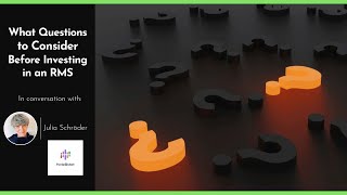 What Questions to Consider Before Investing in an RMS